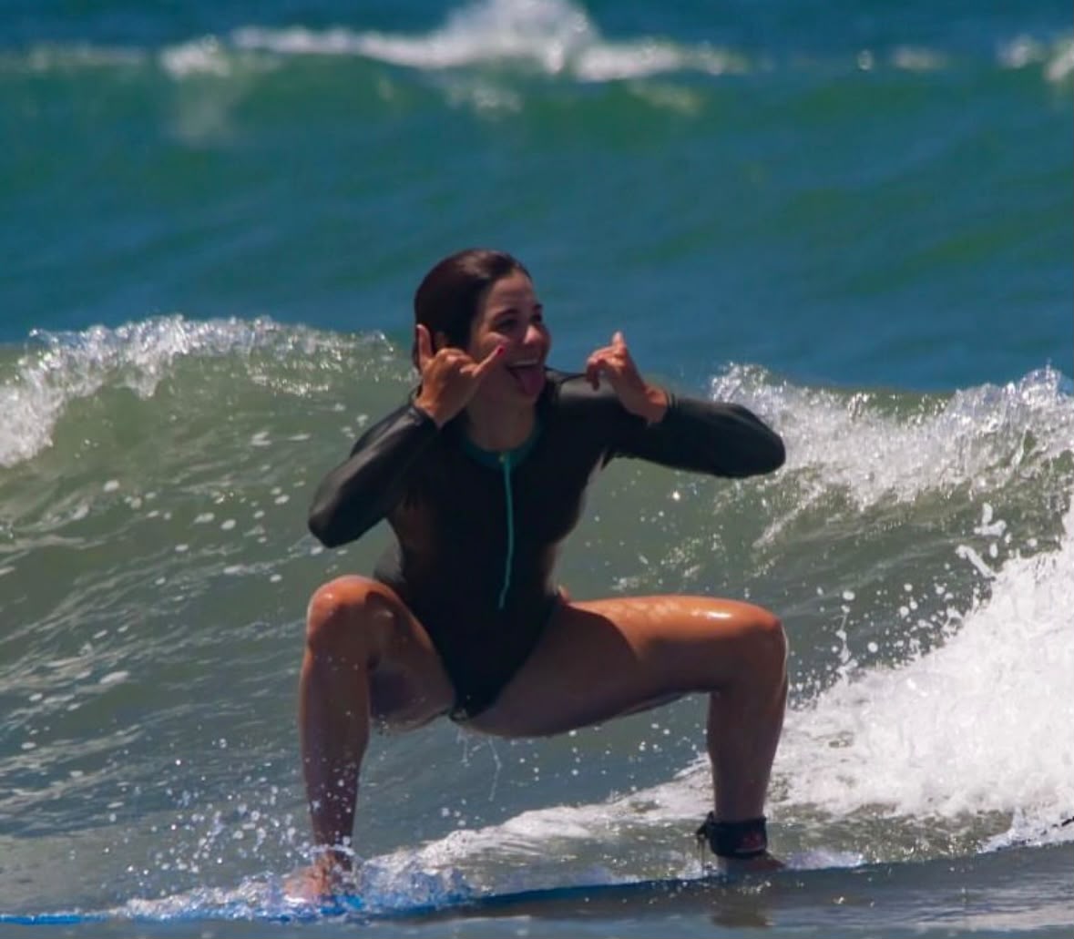 Bastidor no mar — surf
